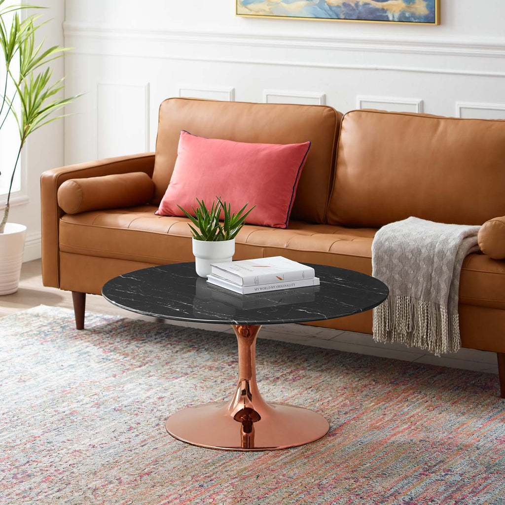 Lippa 36" Faux Marble Coffee Table by Modway