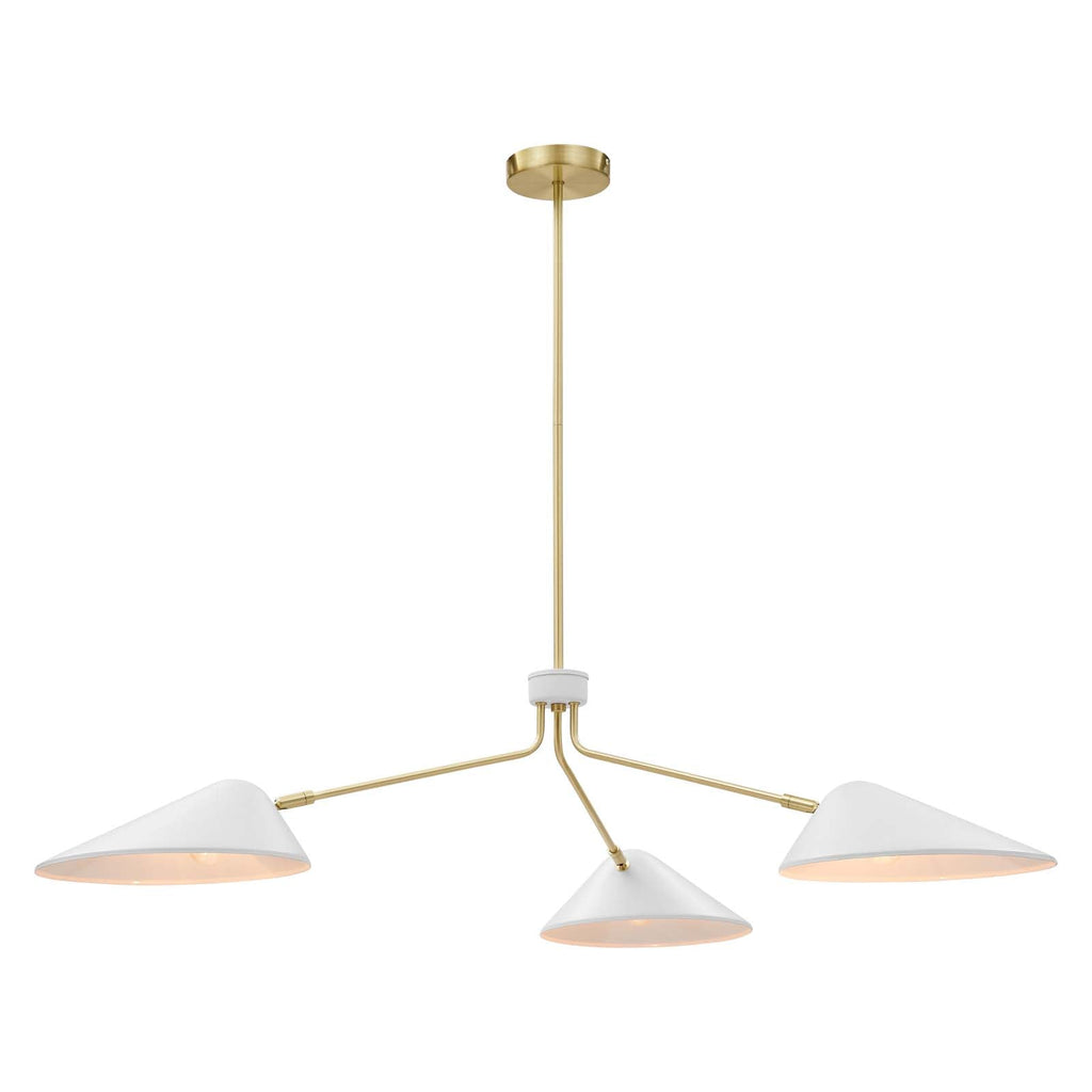 Journey 3-Light 14" Arm Pendant by Modway