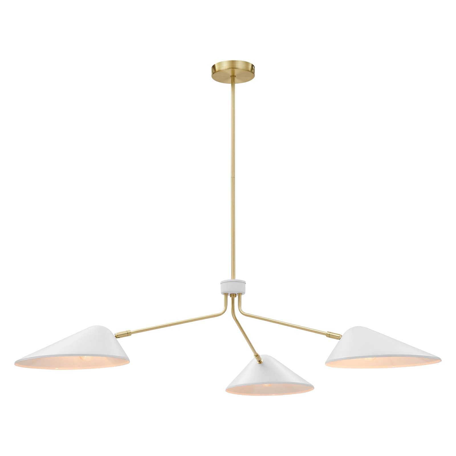 Journey 3-Light 14" Arm Pendant by Modway
