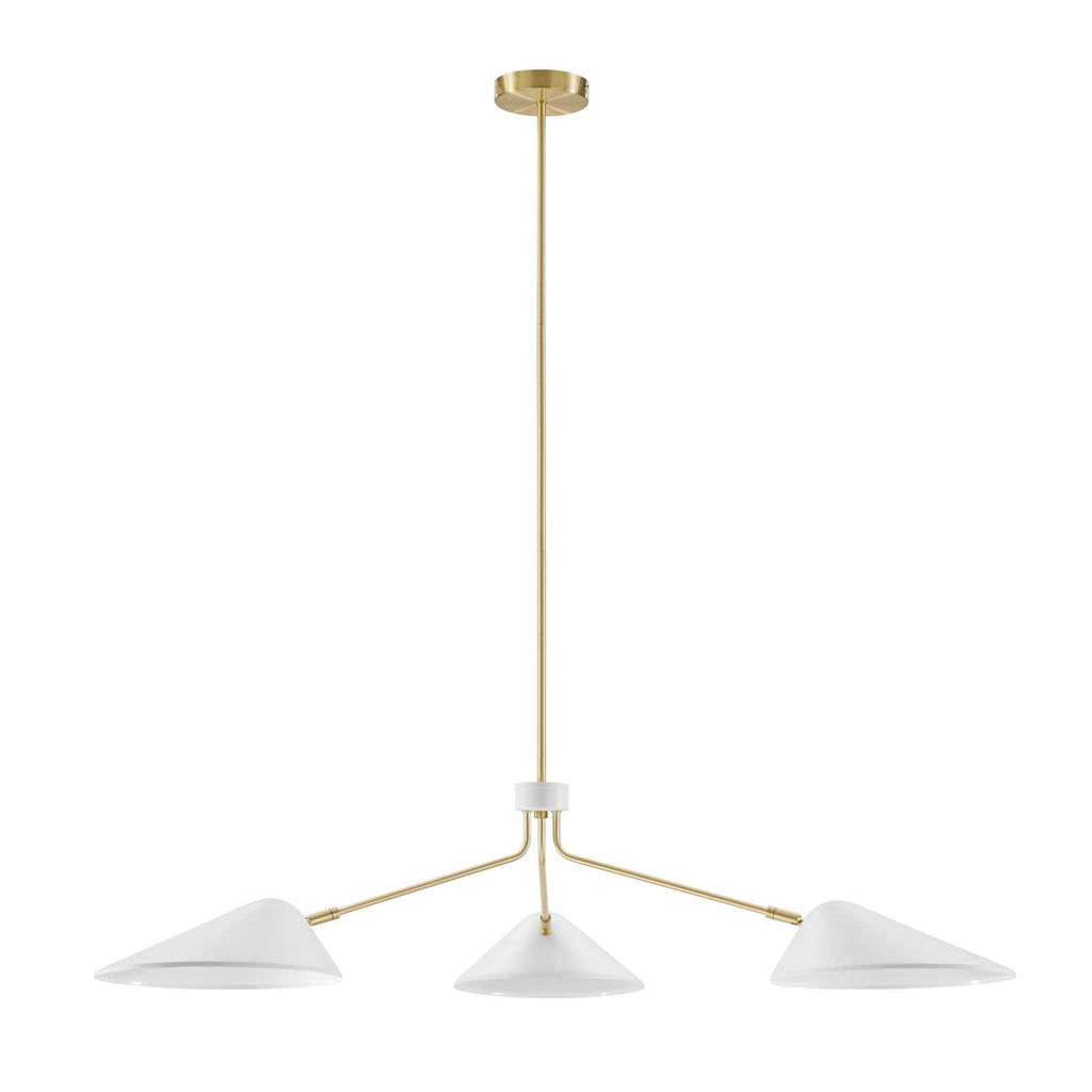 Journey 3-Light 14" Arm Pendant by Modway