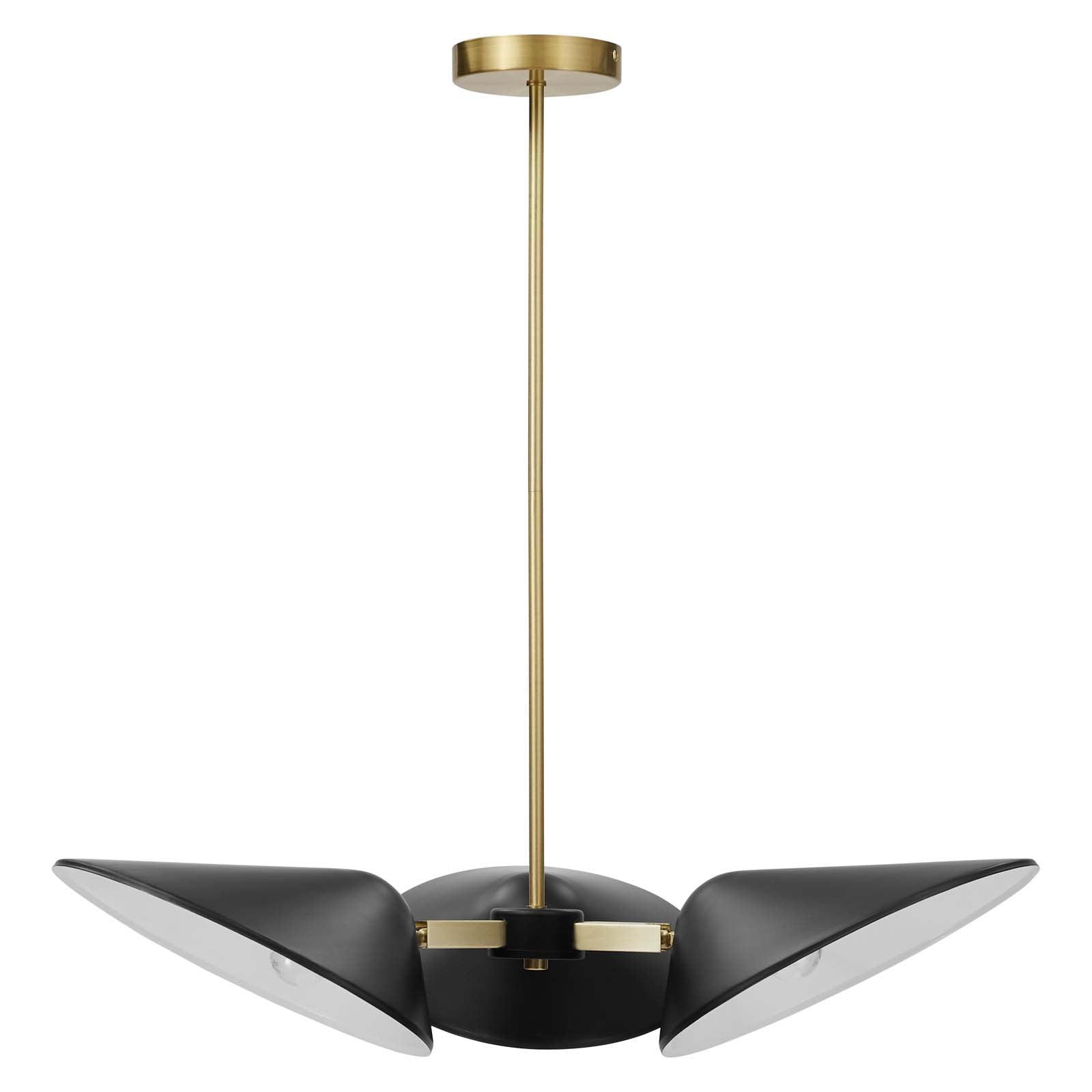 Journey 3-Light 3" Arm Pendant by Modway
