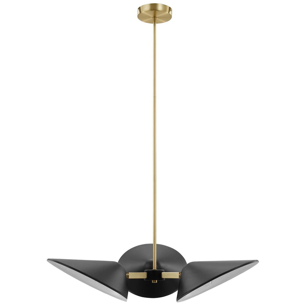 Journey 3-Light 3" Arm Pendant by Modway