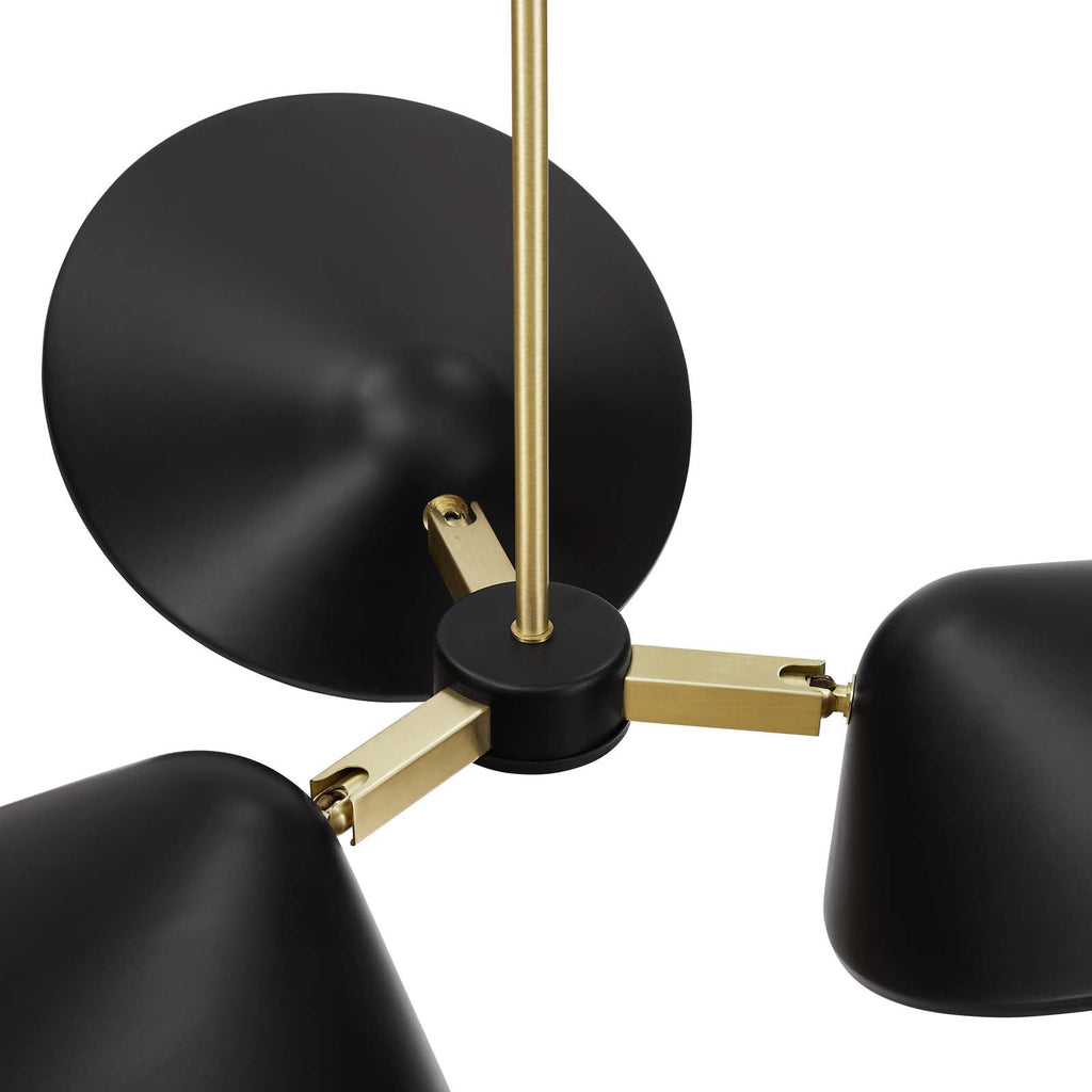 Journey 3-Light 3" Arm Pendant by Modway