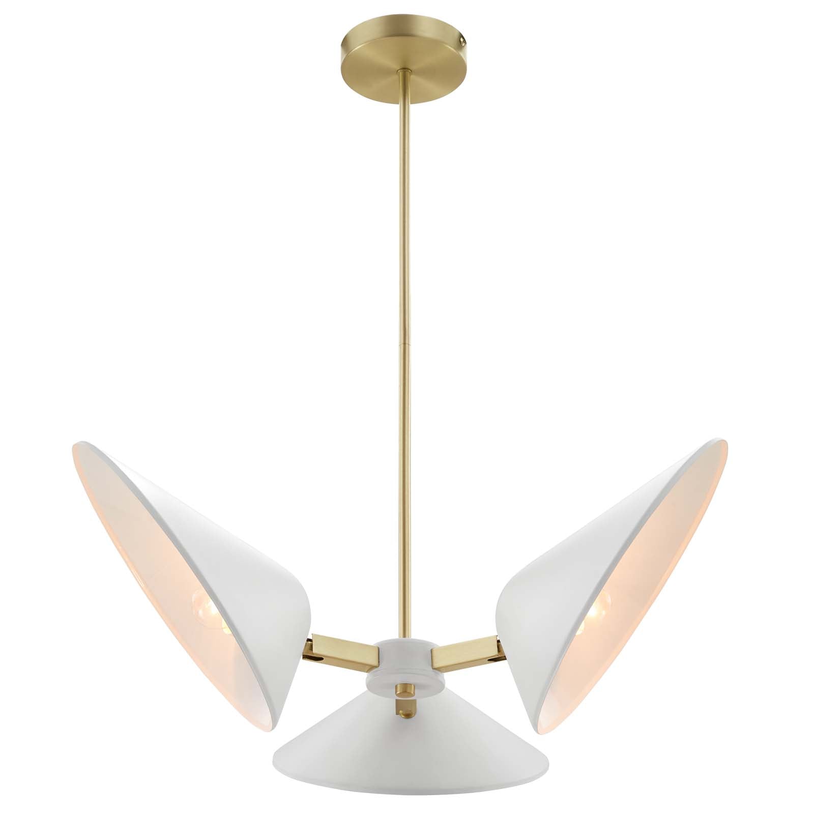 Journey 3-Light 3" Arm Pendant by Modway