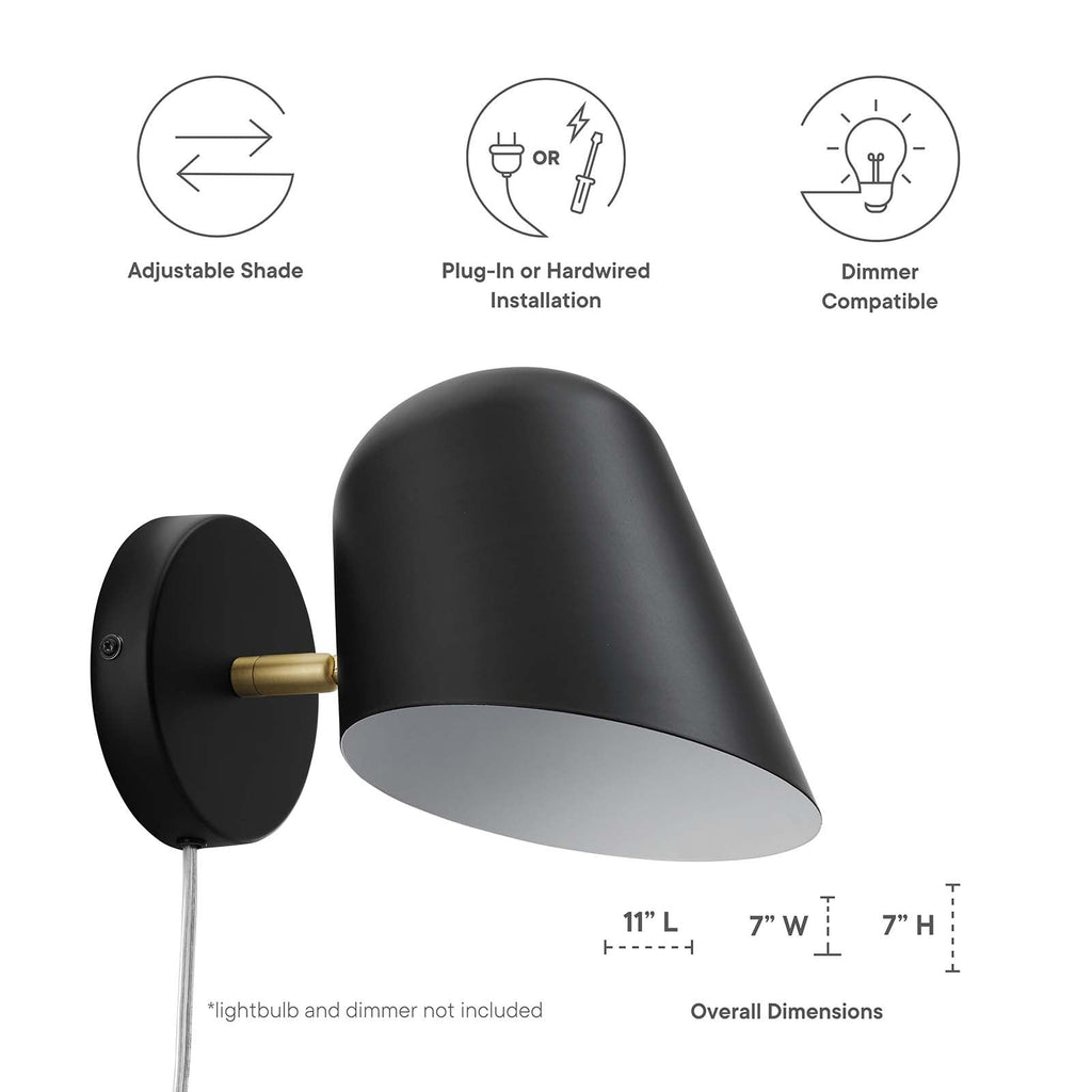 Briana Swivel Wall Sconce by Modway
