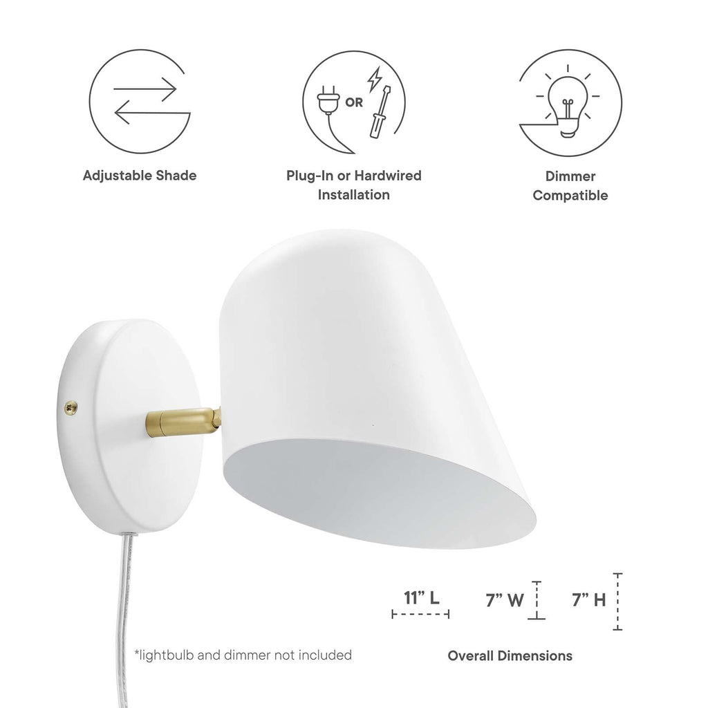 Briana Swivel Wall Sconce by Modway