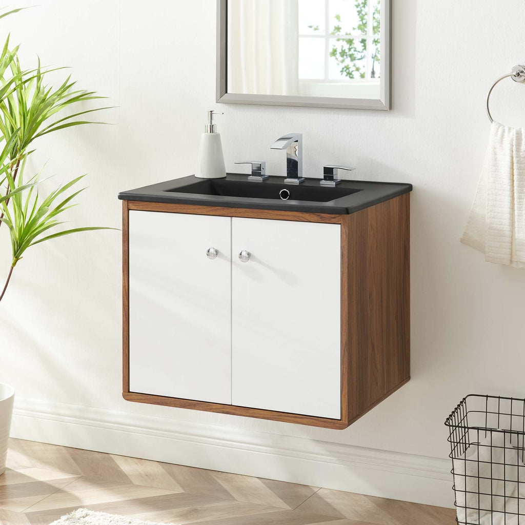 Transmit 24" Wall-Mount Bathroom Vanity by Modway