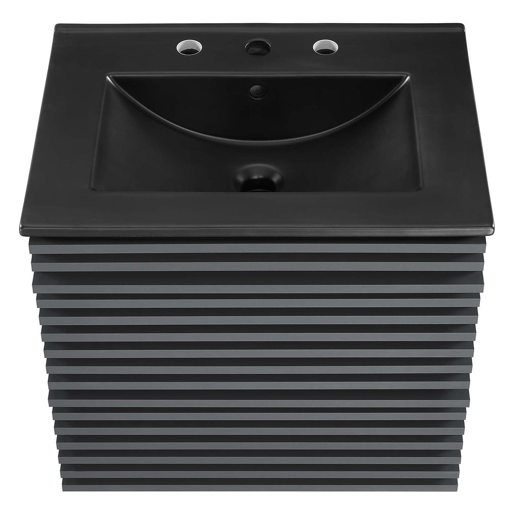 Render 24" Wall-Mount Bathroom Vanity by Modway