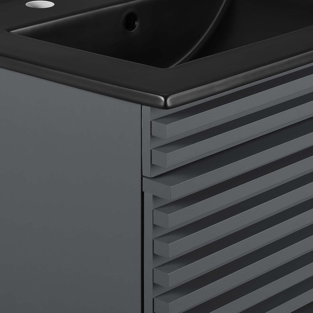 Render 24" Wall-Mount Bathroom Vanity by Modway