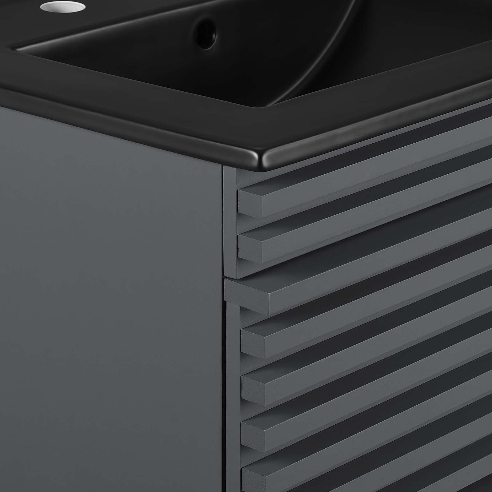 Render 24" Wall-Mount Bathroom Vanity by Modway