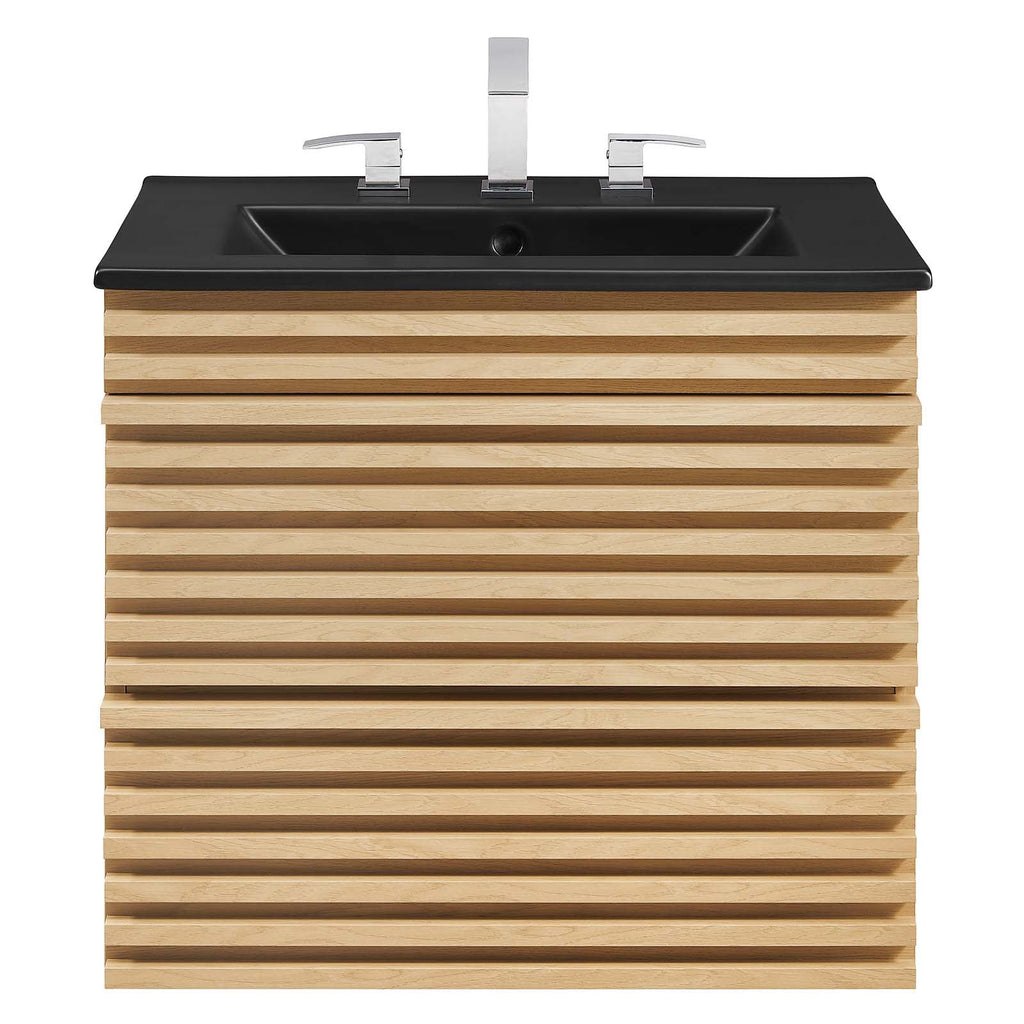 Render 24" Wall-Mount Bathroom Vanity by Modway