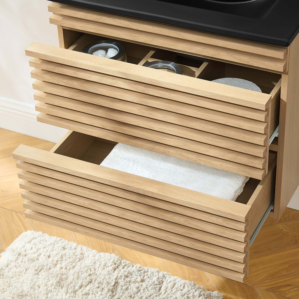 Render 24" Wall-Mount Bathroom Vanity by Modway