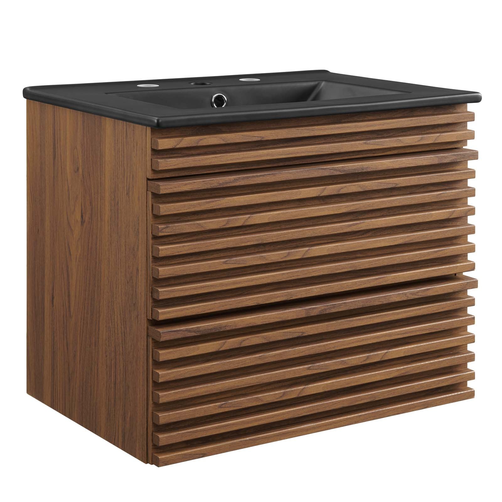 Render 24" Wall-Mount Bathroom Vanity by Modway