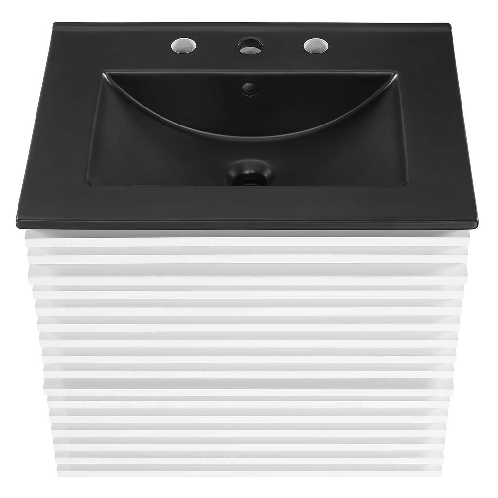 Render 24" Wall-Mount Bathroom Vanity by Modway