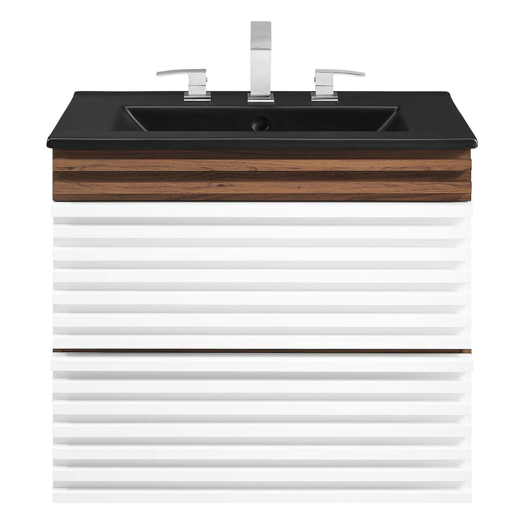 Render 24" Wall-Mount Bathroom Vanity by Modway