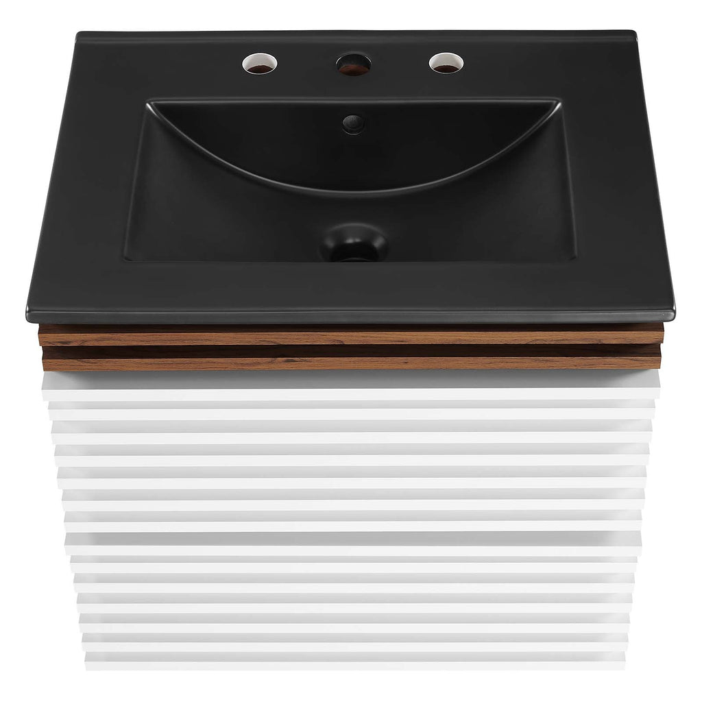 Render 24" Wall-Mount Bathroom Vanity by Modway