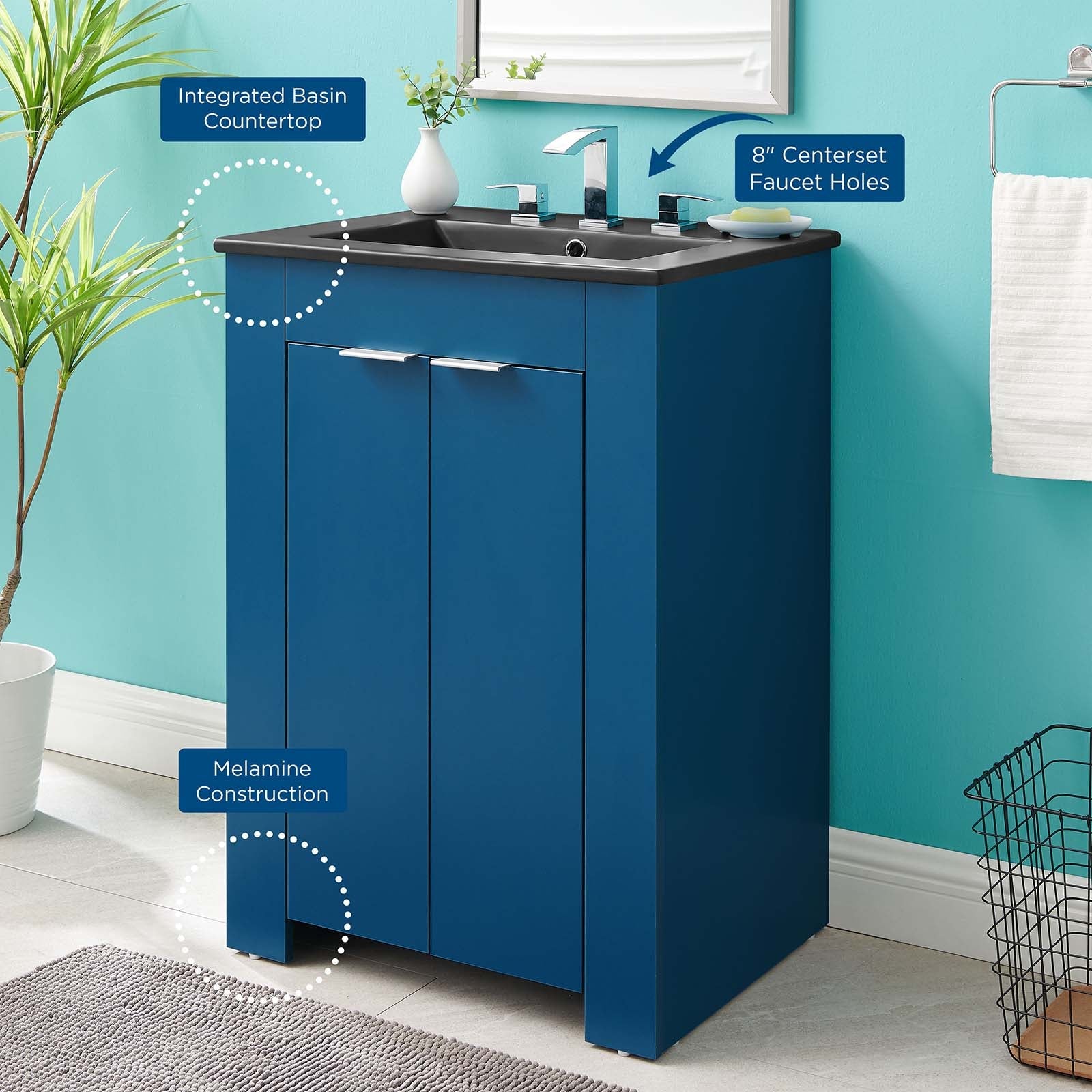 Maybelle 24" Bathroom Vanity by Modway