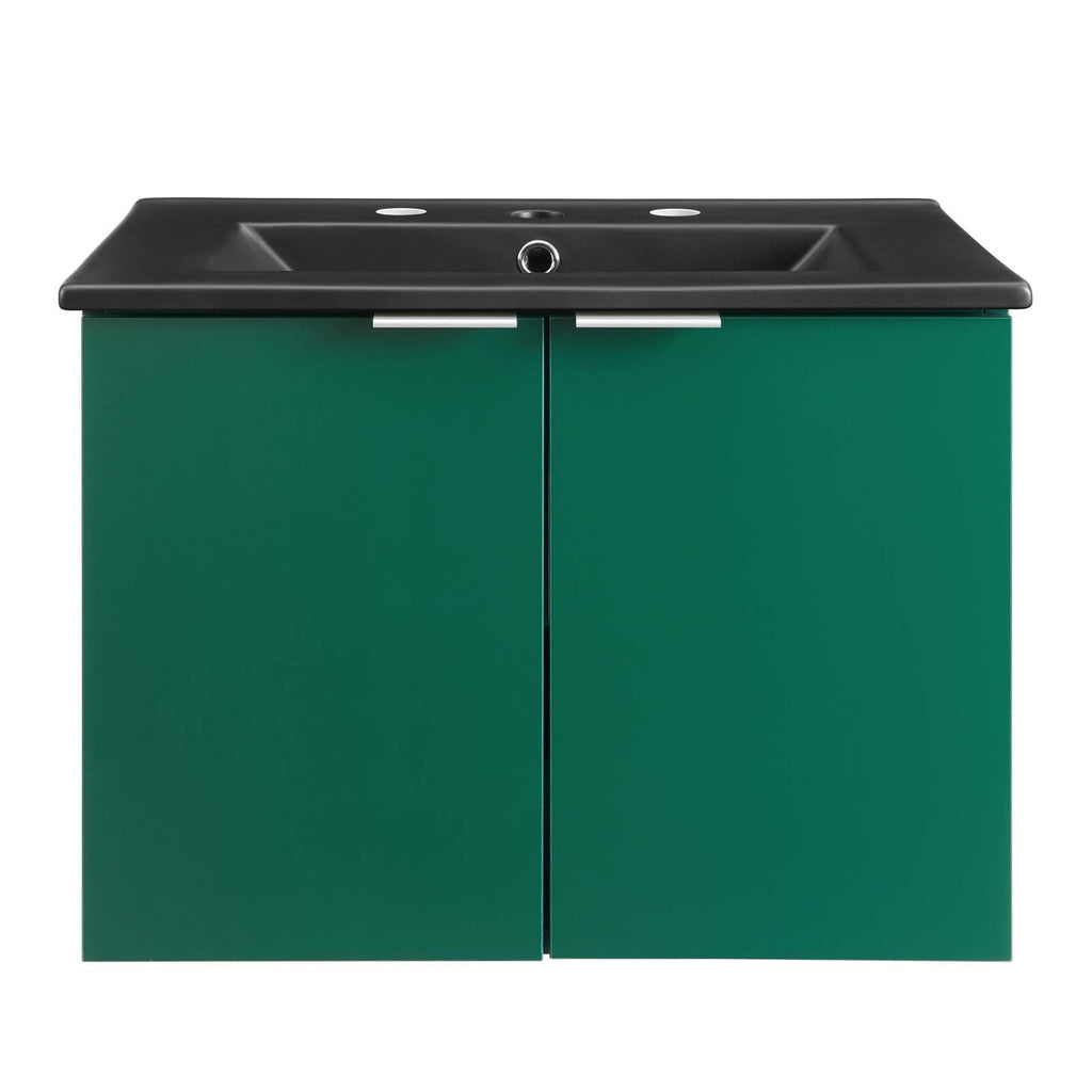 Maybelle 24" Wall-Mount Bathroom Vanity by Modway