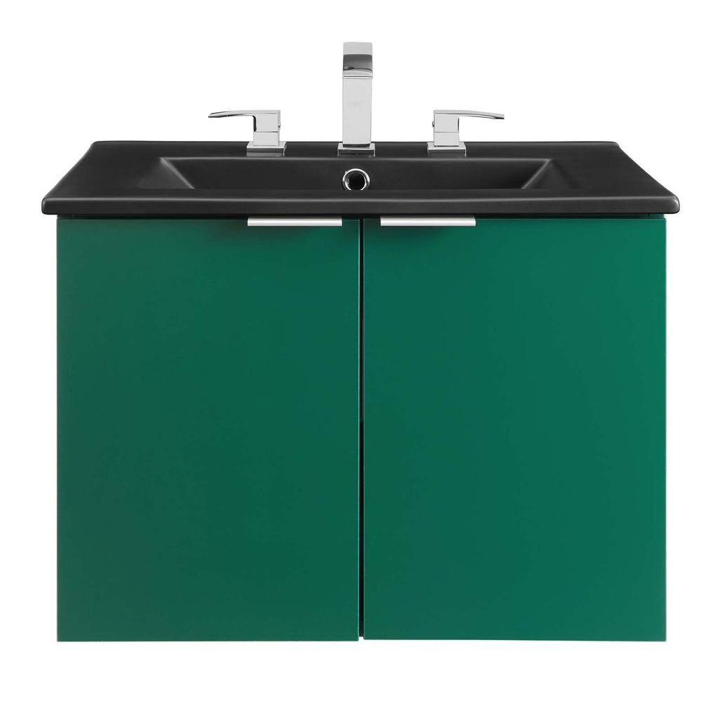 Maybelle 24" Wall-Mount Bathroom Vanity by Modway