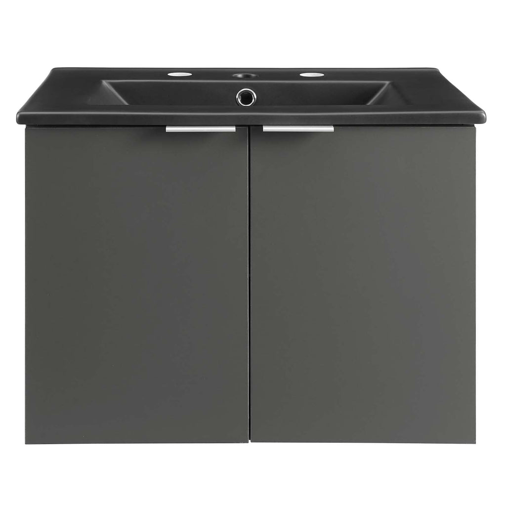 Maybelle 24" Wall-Mount Bathroom Vanity by Modway