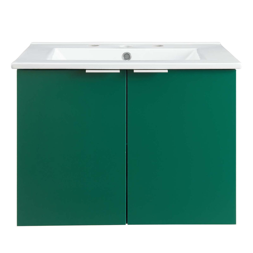 Maybelle 24" Wall-Mount Bathroom Vanity by Modway