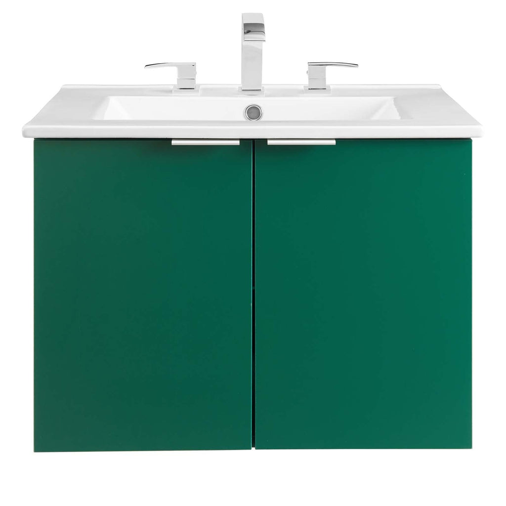 Maybelle 24" Wall-Mount Bathroom Vanity by Modway