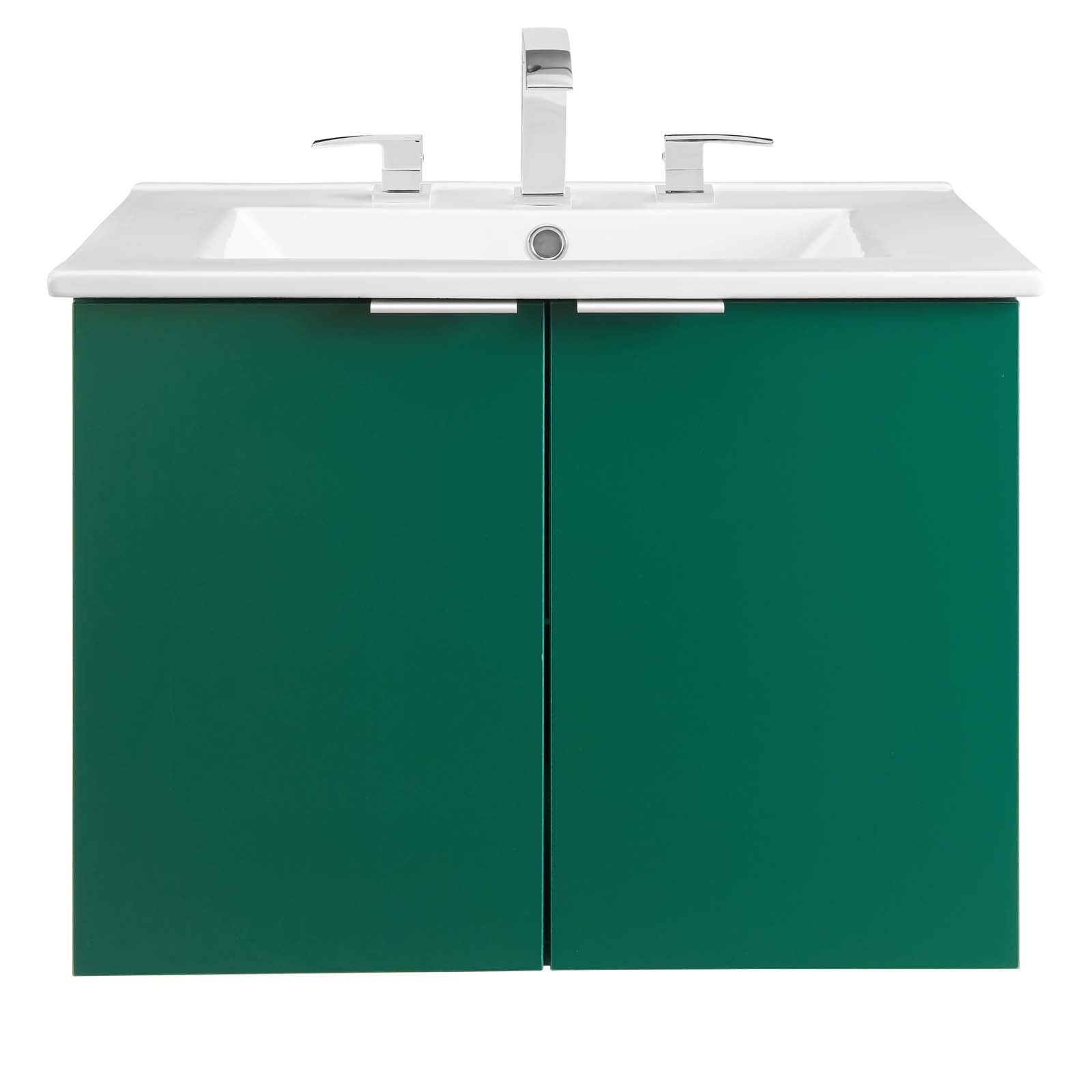 Maybelle 24" Wall-Mount Bathroom Vanity by Modway