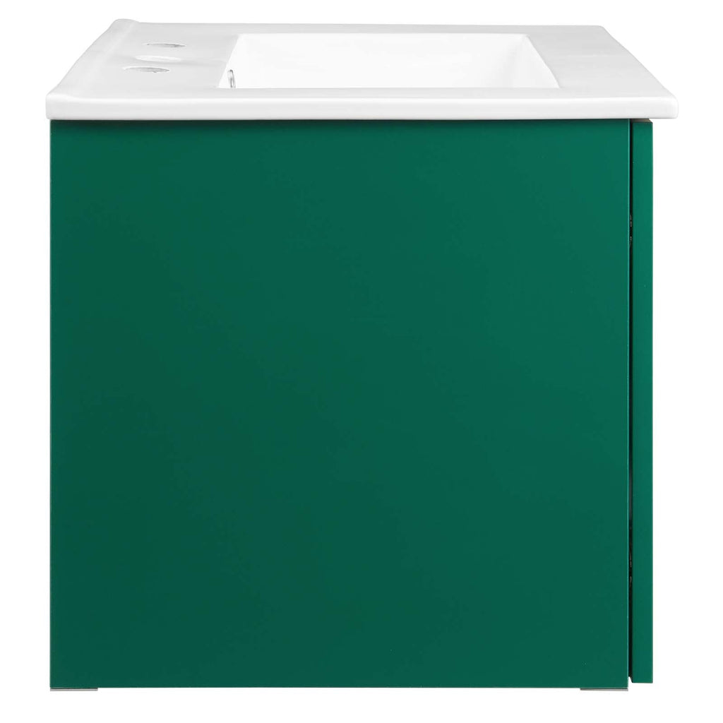 Maybelle 24" Wall-Mount Bathroom Vanity by Modway