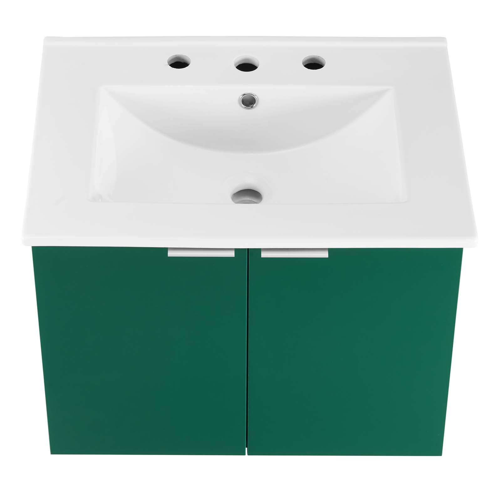 Maybelle 24" Wall-Mount Bathroom Vanity by Modway