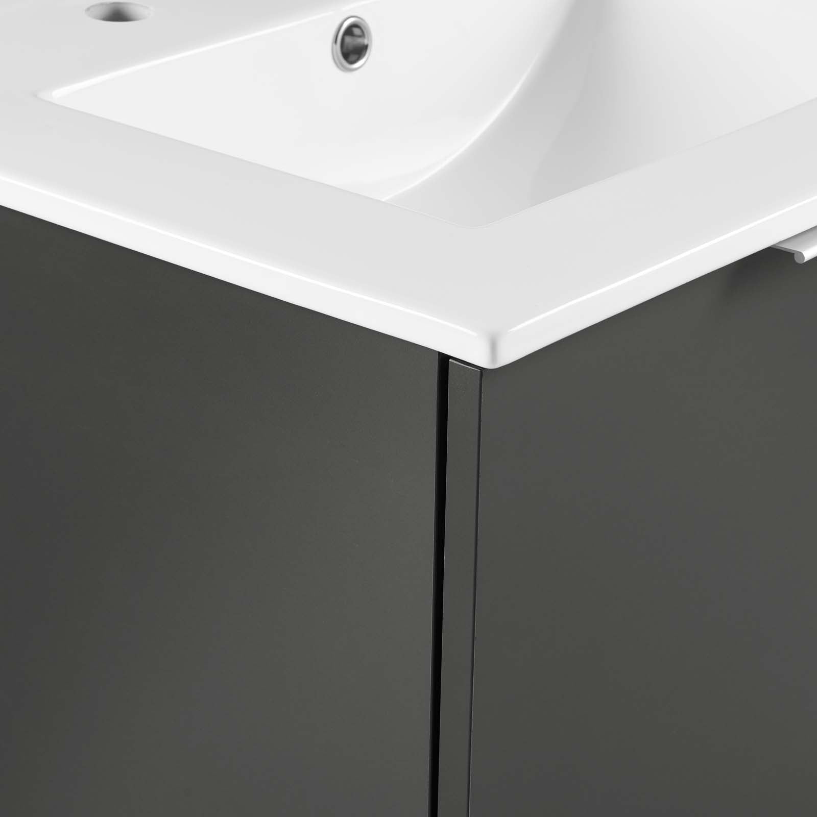 Maybelle 24" Wall-Mount Bathroom Vanity by Modway