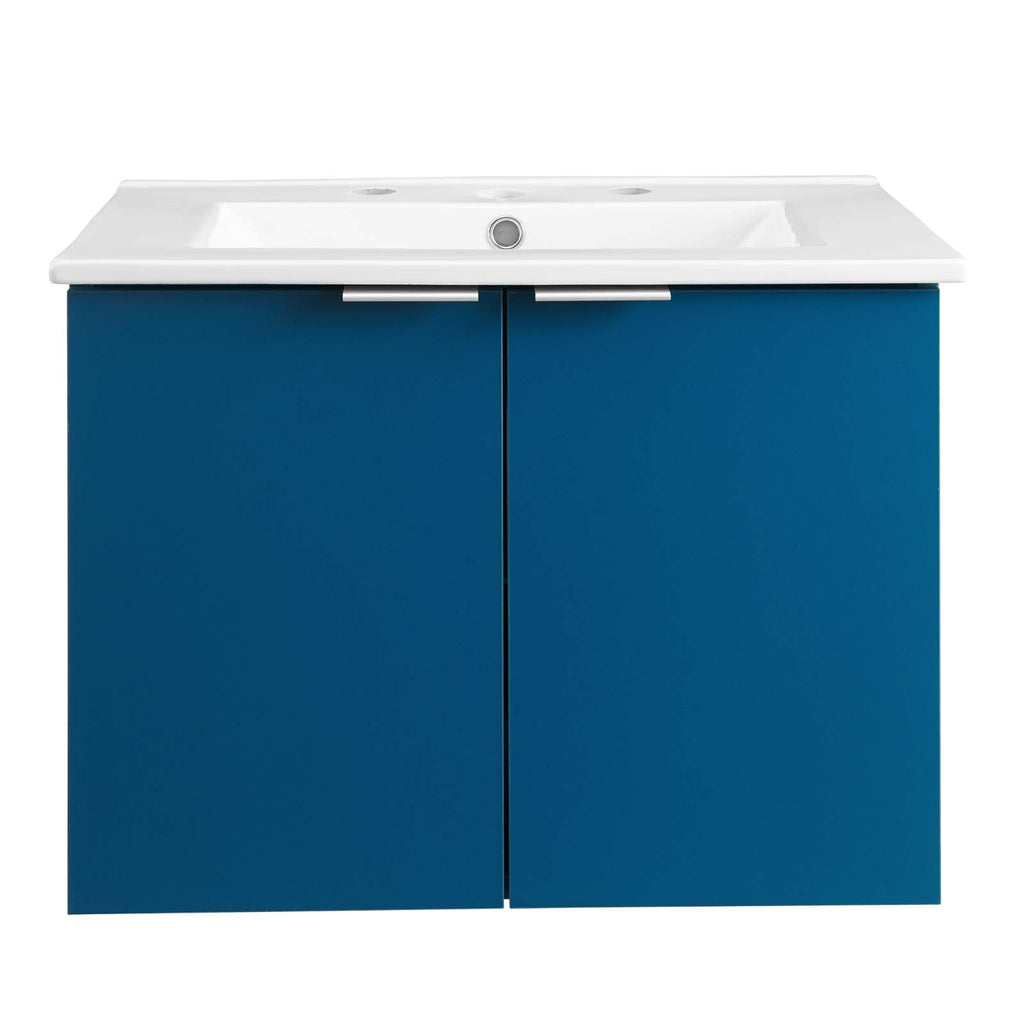 Maybelle 24" Wall-Mount Bathroom Vanity by Modway