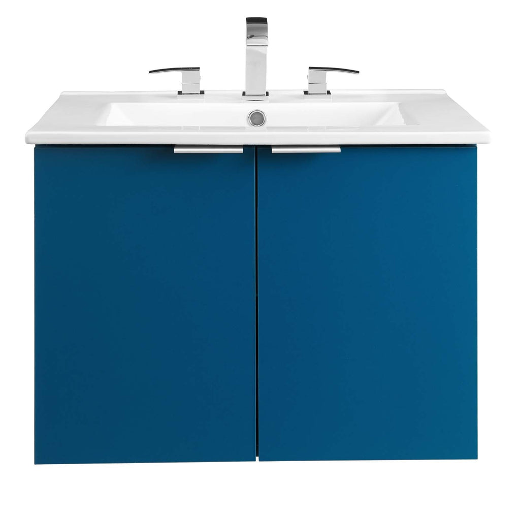 Maybelle 24" Wall-Mount Bathroom Vanity by Modway