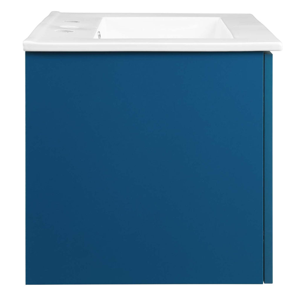 Maybelle 24" Wall-Mount Bathroom Vanity by Modway