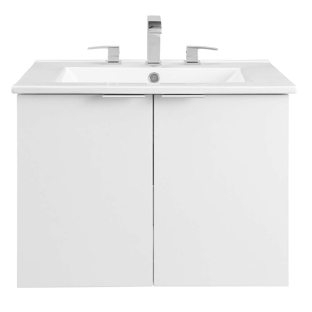 Maybelle 24" Wall-Mount Bathroom Vanity by Modway