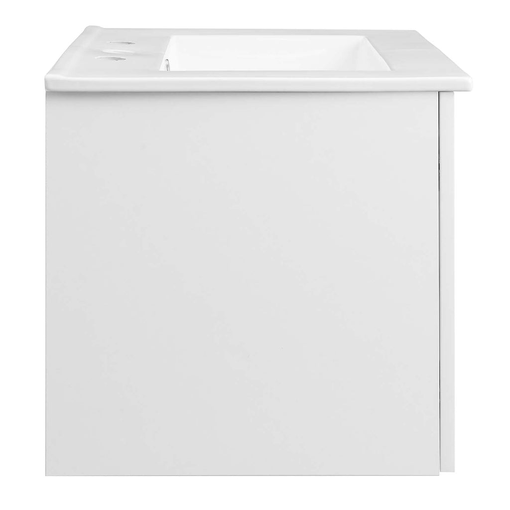 Maybelle 24" Wall-Mount Bathroom Vanity by Modway