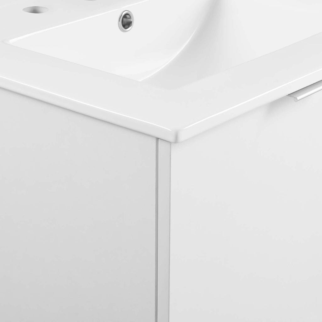 Maybelle 24" Wall-Mount Bathroom Vanity by Modway