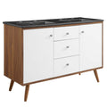 Transmit 48" Double Sink Bathroom Vanity by Modway