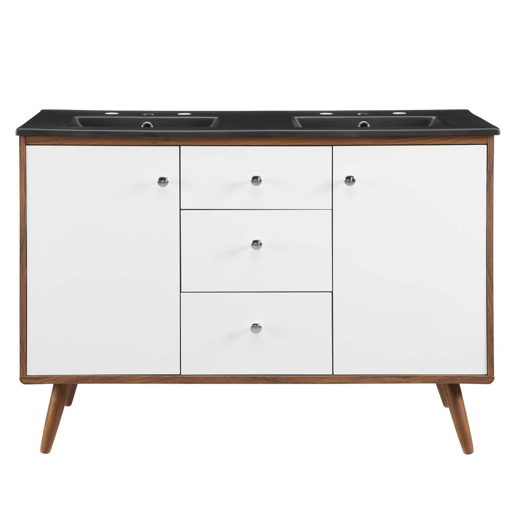 Transmit 48" Double Sink Bathroom Vanity by Modway