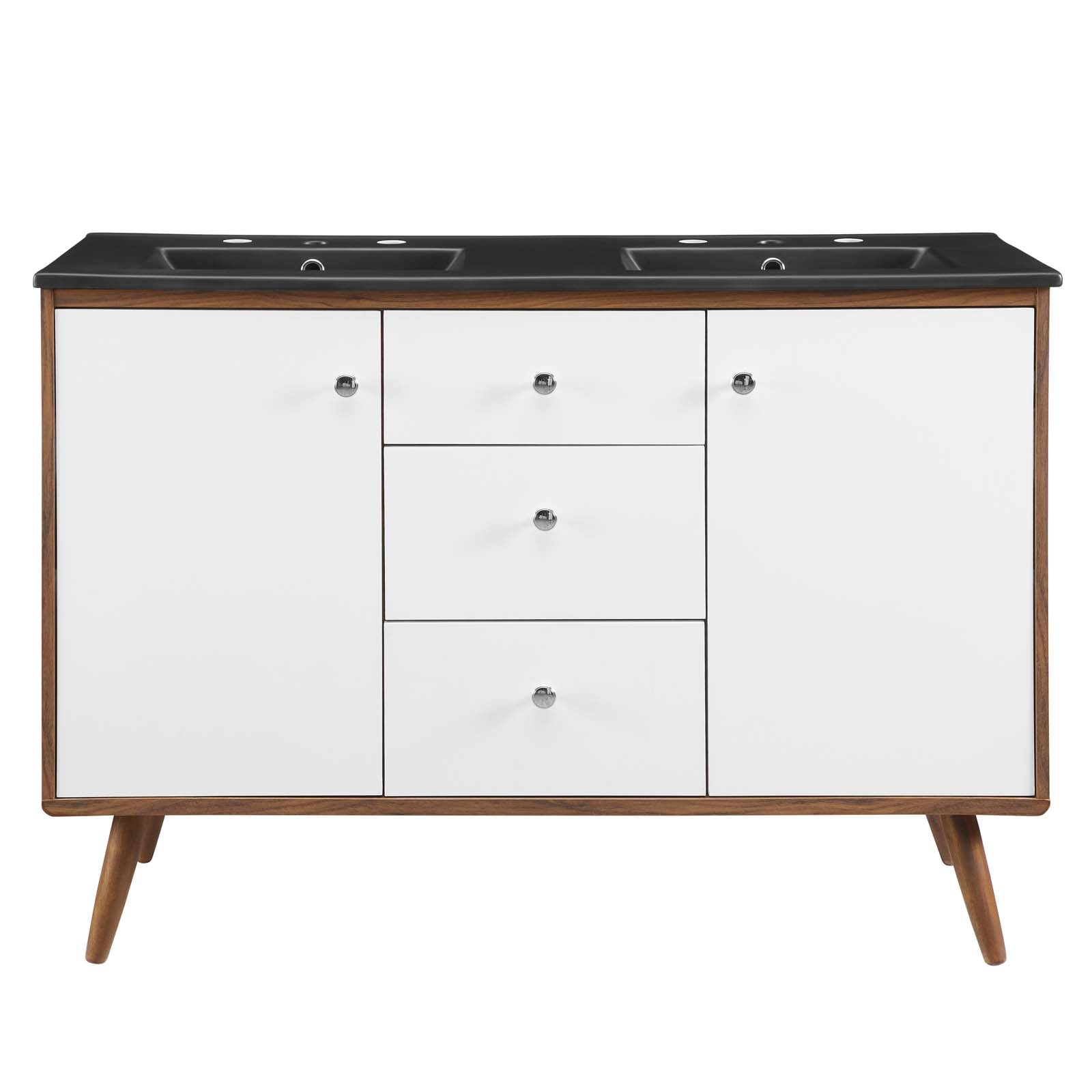 Transmit 48" Double Sink Bathroom Vanity by Modway