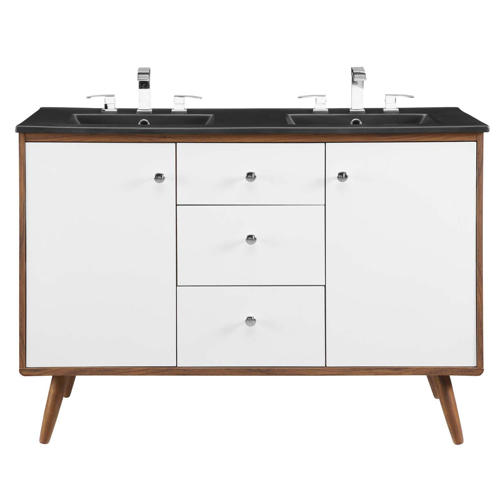 Transmit 48" Double Sink Bathroom Vanity by Modway