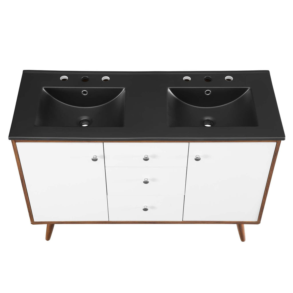 Transmit 48" Double Sink Bathroom Vanity by Modway