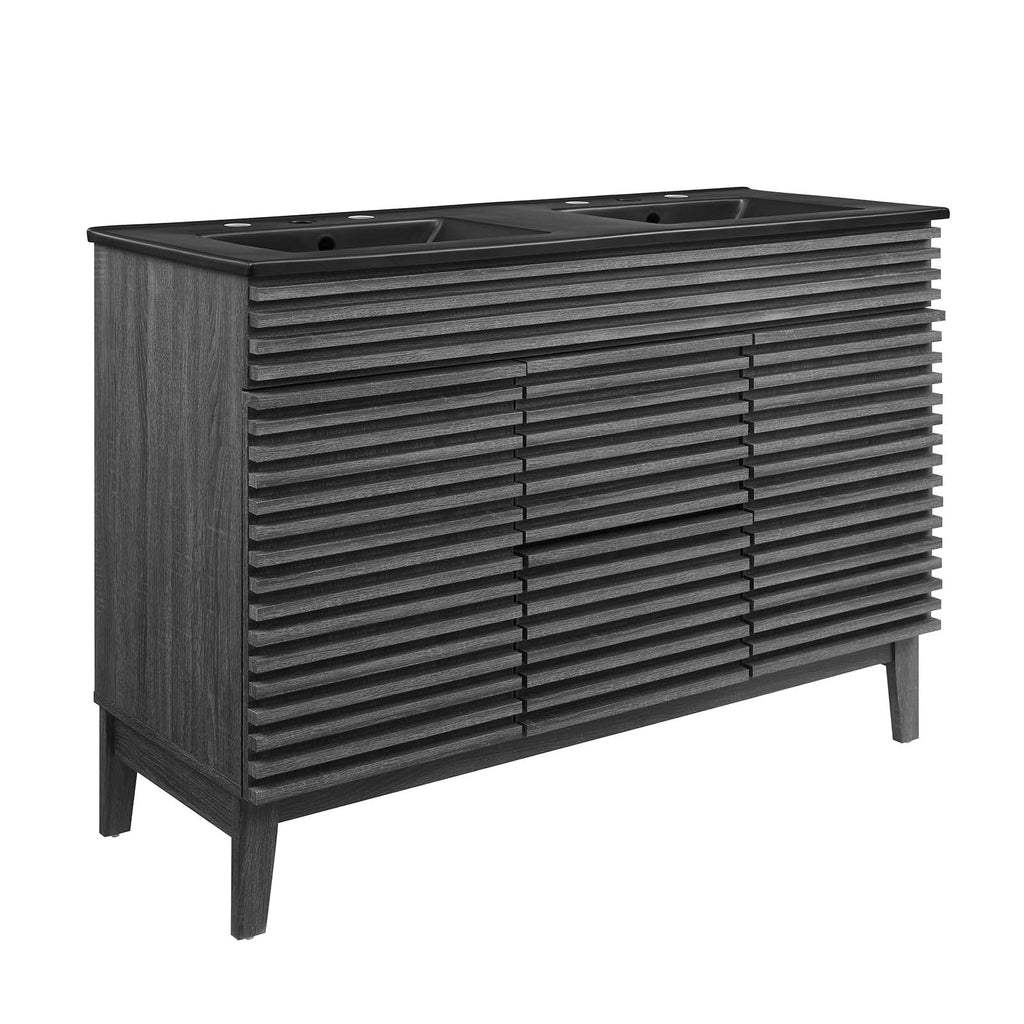 Render 48" Double Sink Bathroom Vanity by Modway