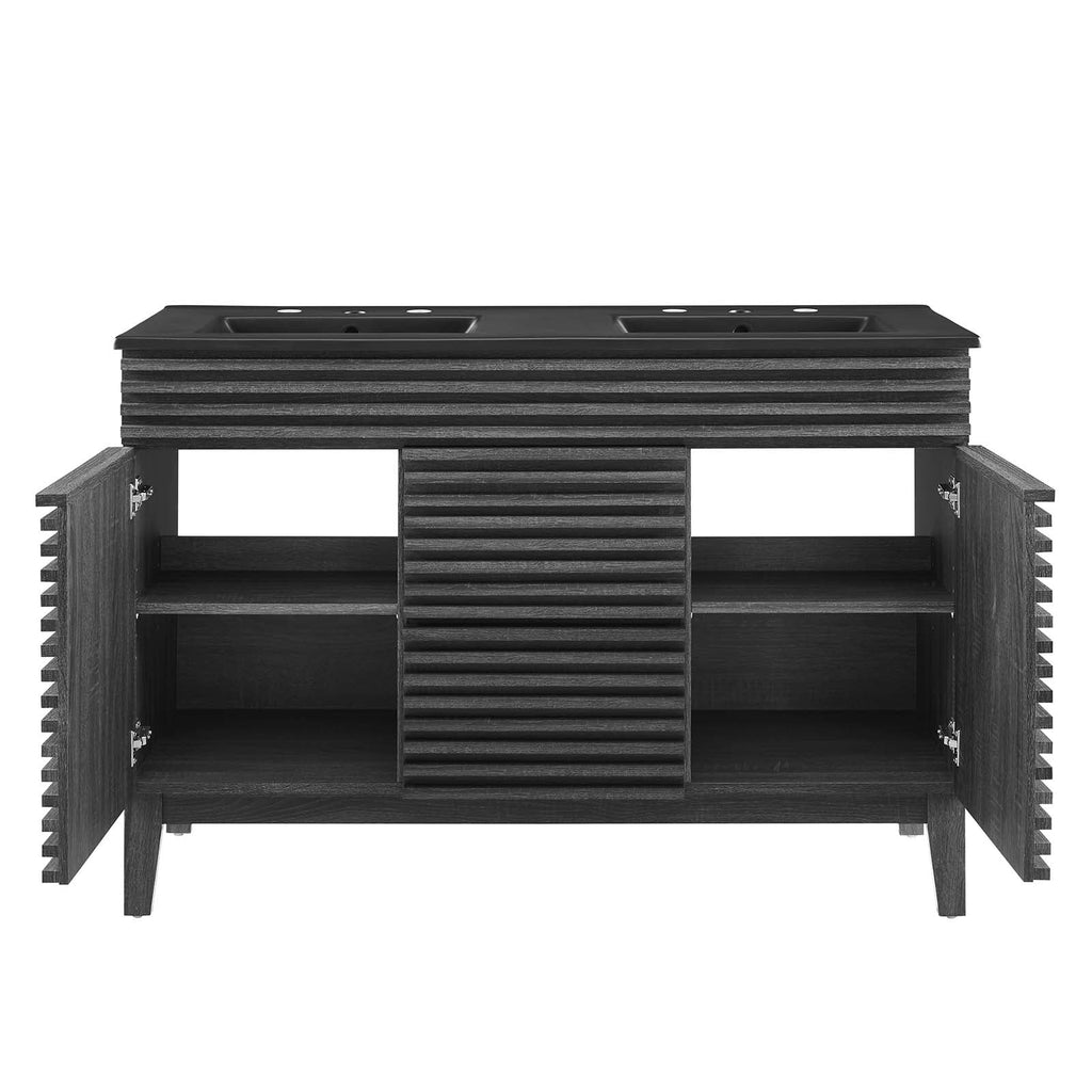 Render 48" Double Sink Bathroom Vanity by Modway