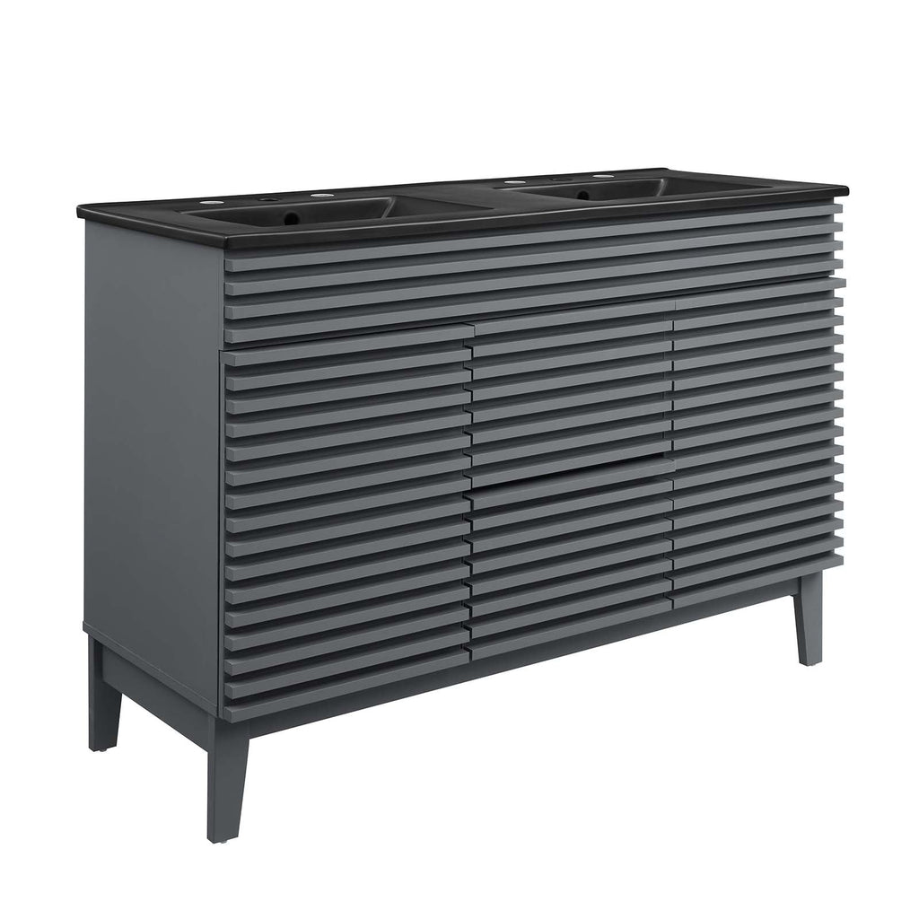 Render 48" Double Sink Bathroom Vanity by Modway