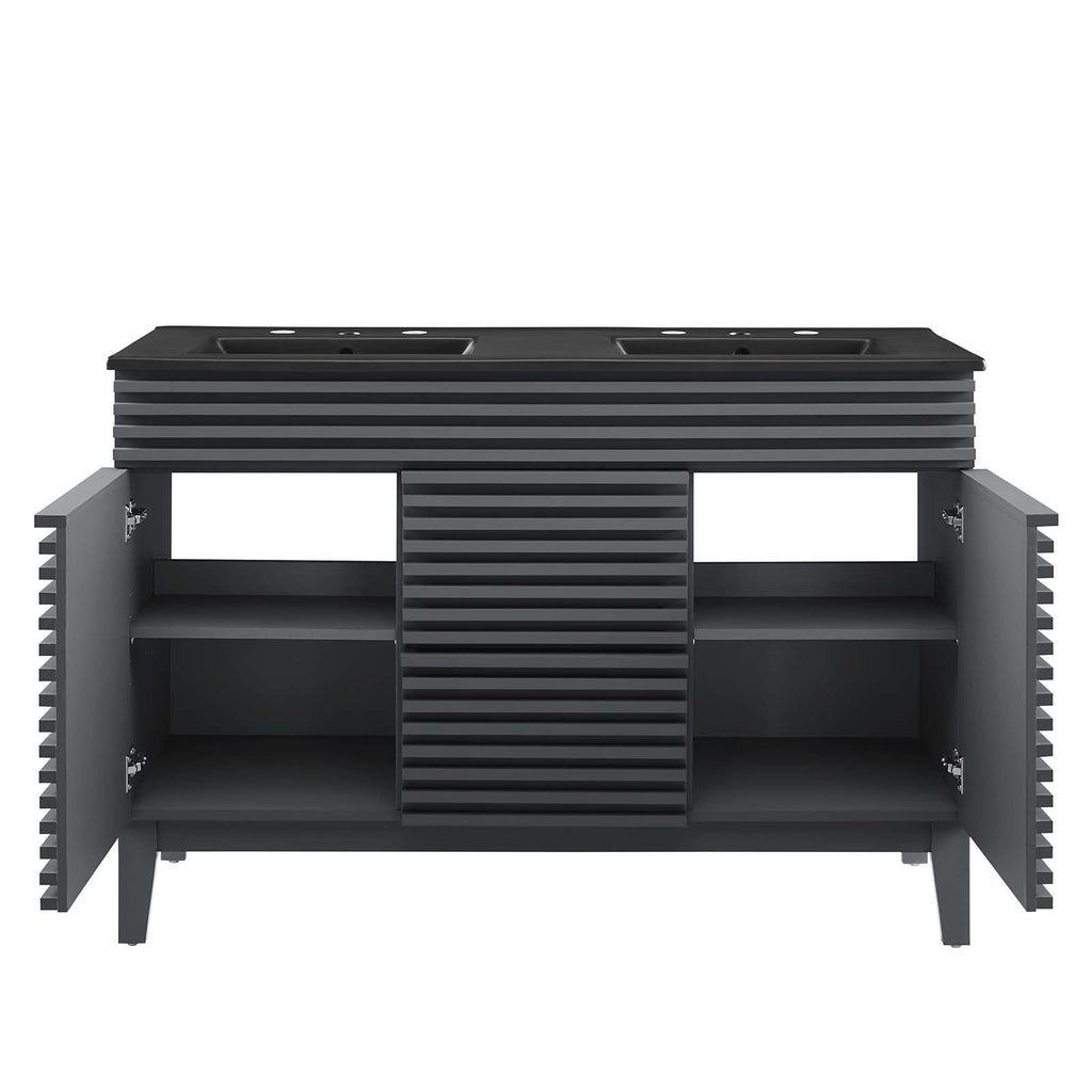 Render 48" Double Sink Bathroom Vanity by Modway