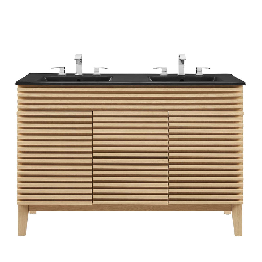 Render 48" Double Sink Bathroom Vanity by Modway
