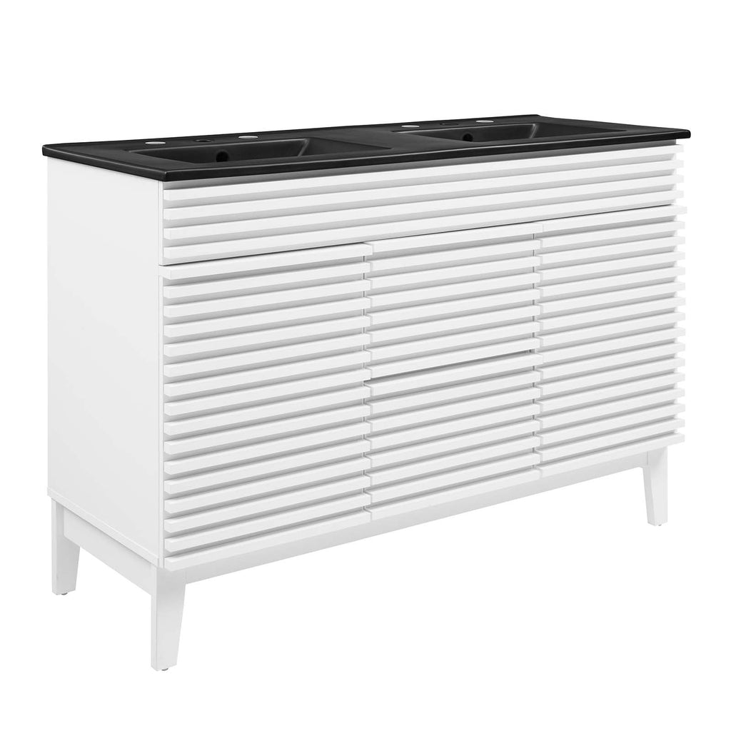 Render 48" Double Sink Bathroom Vanity by Modway