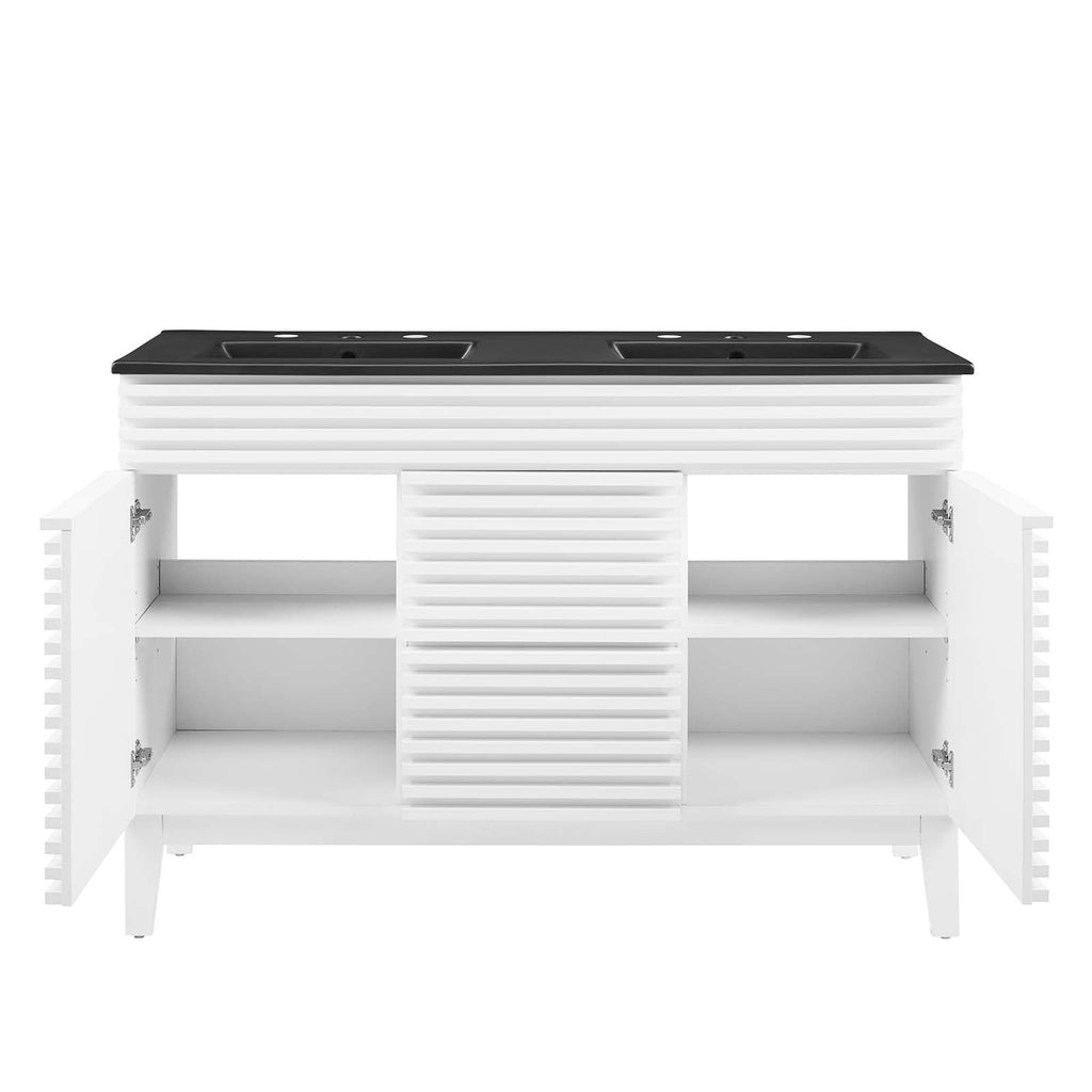 Render 48" Double Sink Bathroom Vanity by Modway