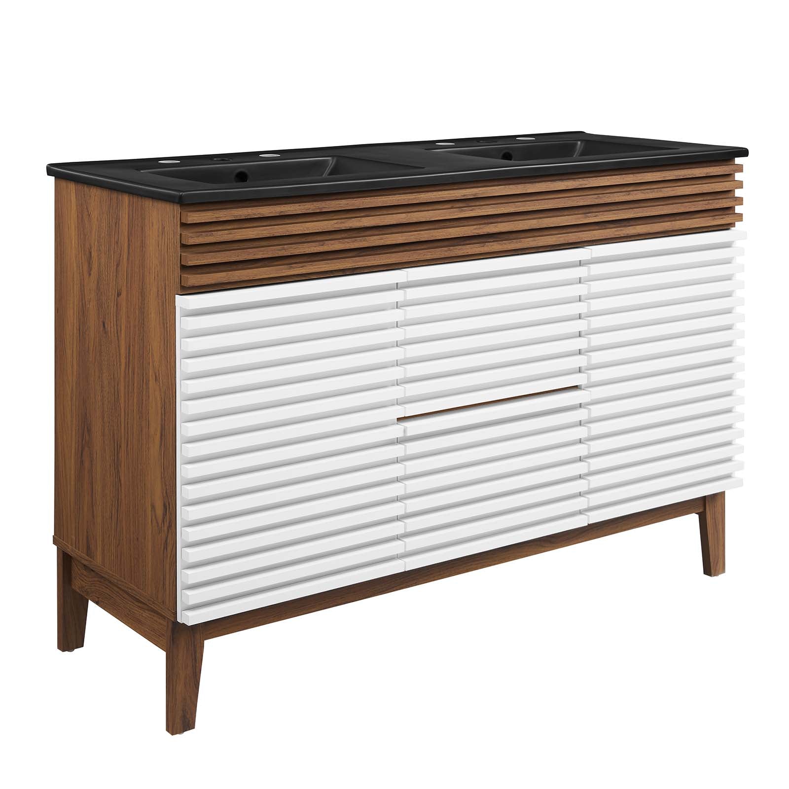 Render 48" Double Sink Bathroom Vanity by Modway