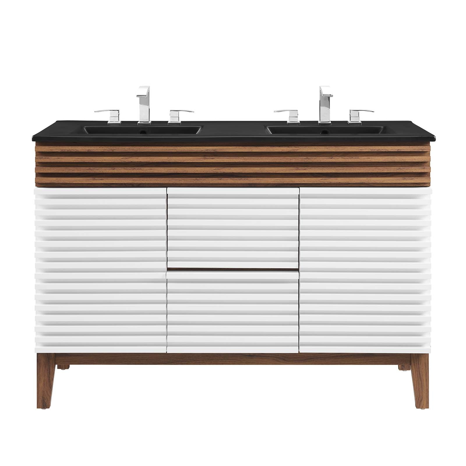Render 48" Double Sink Bathroom Vanity by Modway